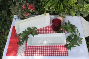 FUENTE RECTANGULAR CON ALA 32 X 12 cm H
