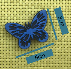 Sello Mariposa Delias (6x3cm)