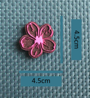 Sello Flor Silvestre (4.5x4.5cm)
