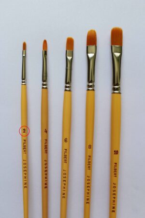 Pincel Lengua de Gato Sintetico Josephine #2